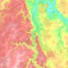 Carte topographique Иргина, altitude, relief