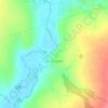 Carte topographique Русское Ходяшево, altitude, relief