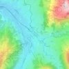 Carte topographique Gstaad, altitude, relief