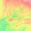 Carte topographique London, carte du relief, carte des altitudes