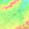 Carte topographique Maghnia, altitude, relief