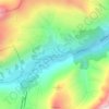 Carte topographique Hinterrhein, altitude, relief