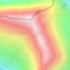 Carte topographique 天山山脉, altitude, relief