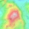 Carte topographique Mont Viso, altitude, relief