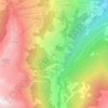 Carte topographique Riod, carte du relief, carte des altitudes