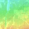 Carte topographique Ouled Allal, altitude, relief