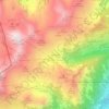 Carte topographique Les Crosets, altitude, relief