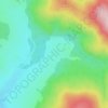 Carte topographique Carpates, altitude, relief