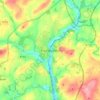 Carte topographique Enniscorthy, carte du relief, carte des altitudes