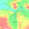 Carte topographique Hulunbuir, carte du relief, carte des altitudes