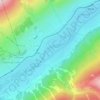 Carte topographique Islas, carte du relief, carte des altitudes