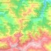 Carte topographique Iferhounene, altitude, relief