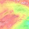 Carte topographique M'Sila, altitude, relief