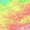 Carte topographique Thuin, altitude, relief