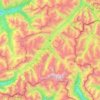 Carte topographique Maloja, altitude, relief