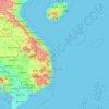 Carte topographique Hainan, carte du relief, carte des altitudes