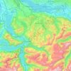 Carte topographique Schwyz, altitude, relief