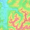 Carte topographique Bad Hindelang, altitude, relief