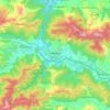 Carte topographique Lakhdaria, altitude, relief