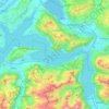 Carte topographique Lac des Quatre Cantons, altitude, relief