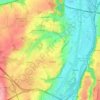 Carte topographique Oupeye, altitude, relief