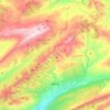 Carte topographique Arris, altitude, relief