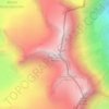 Carte topographique Pointe Dufour (Mont Rose), altitude, relief
