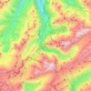 Carte topographique Kandersteg, altitude, relief