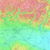 Carte topographique Lombardia, carte du relief, carte des altitudes