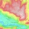 Carte topographique Obersiggenthal, altitude, relief