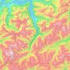 Carte topographique Uri, altitude, relief