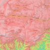Carte topographique ལྷོ་ཁ་ས་ཁུལ། / 山南市 / Shannan, carte du relief, carte des altitudes