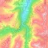 Carte topographique Andeer, altitude, relief