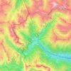 Carte topographique Bardonnèche, altitude, relief
