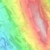 Carte topographique Bellikon, altitude, relief