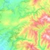 Carte topographique Samos, altitude, relief