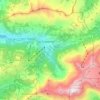 Carte topographique Ormont-Dessus, altitude, relief