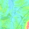 Carte topographique Soure, altitude, relief