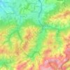 Carte topographique Planfayon, altitude, relief