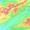 Carte topographique Oued Chaaba, altitude, relief