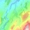 Carte topographique Massonnens, altitude, relief