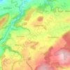 Carte topographique Misery-Courtion, altitude, relief