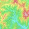 Carte topographique Varese Ligure, altitude, relief