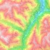 Carte topographique Wassen, altitude, relief