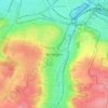Carte topographique Binningen, carte du relief, carte des altitudes
