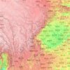 Carte topographique Sichuan, altitude, relief