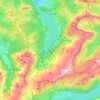 Carte topographique Innerthal, altitude, relief