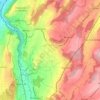 Carte topographique Ursy, altitude, relief