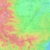 Carte topographique Coni, altitude, relief