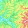 Carte topographique Sumiswald, altitude, relief